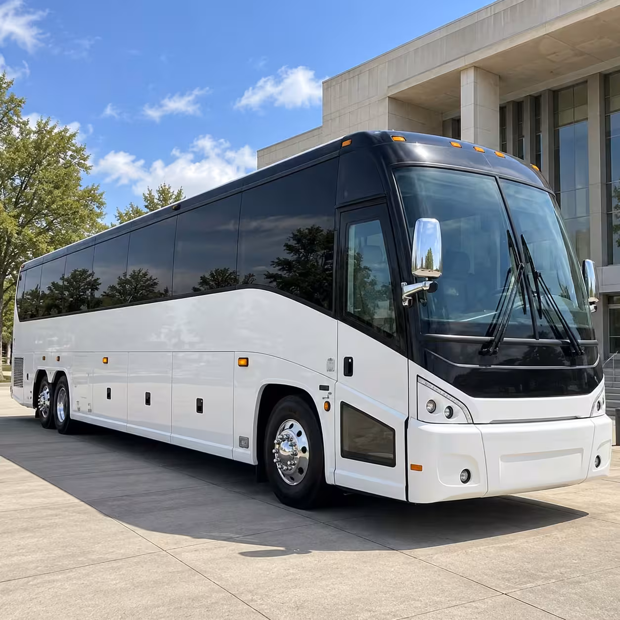 56 passenger charter bus