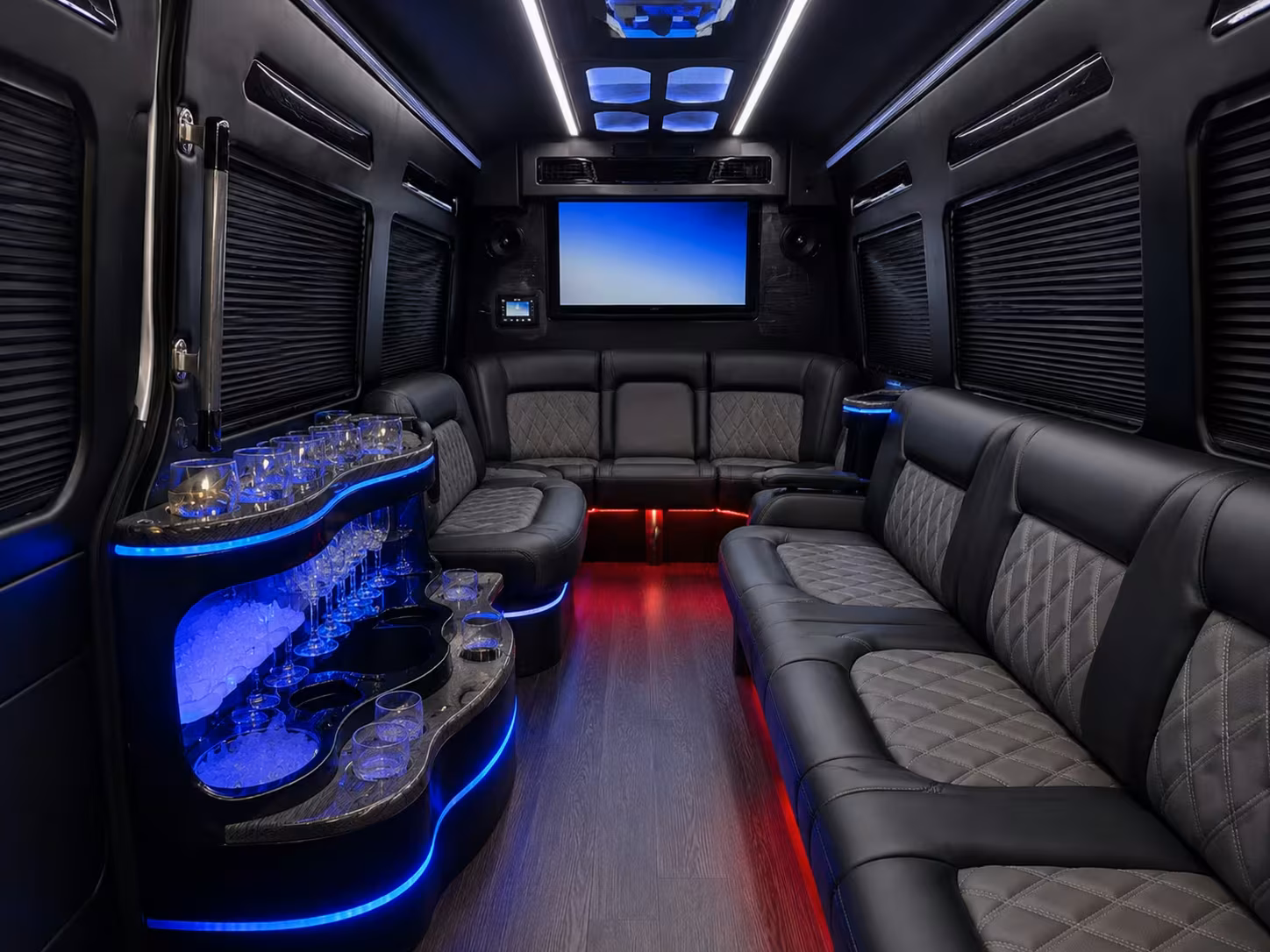 bus rental options for santee trips